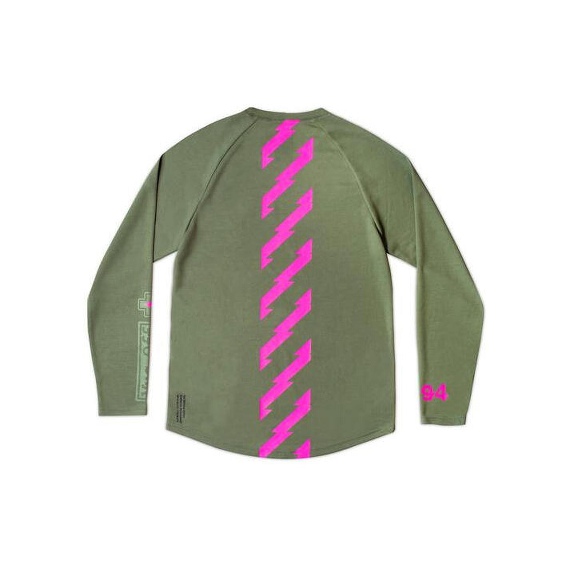 Muc-Off Long Sleeve Riders Jersey Groen