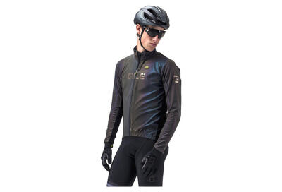 Alé iridescent reflective long sleeve jacket
