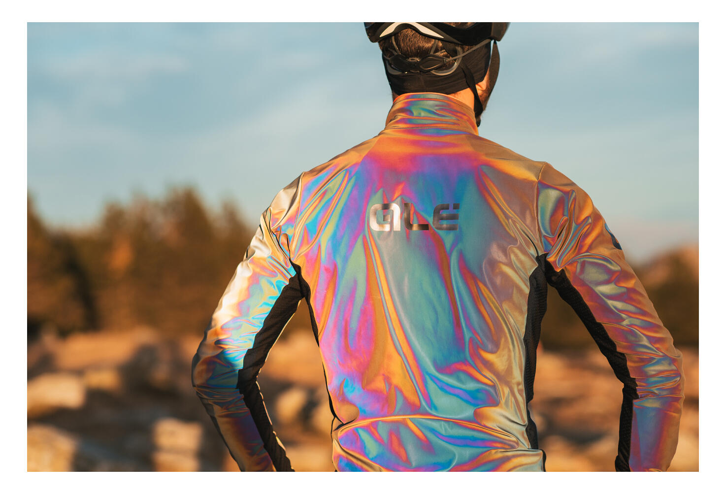 Pánská cyklistická bunda Giubbino Iridescent Reflexní 6/7