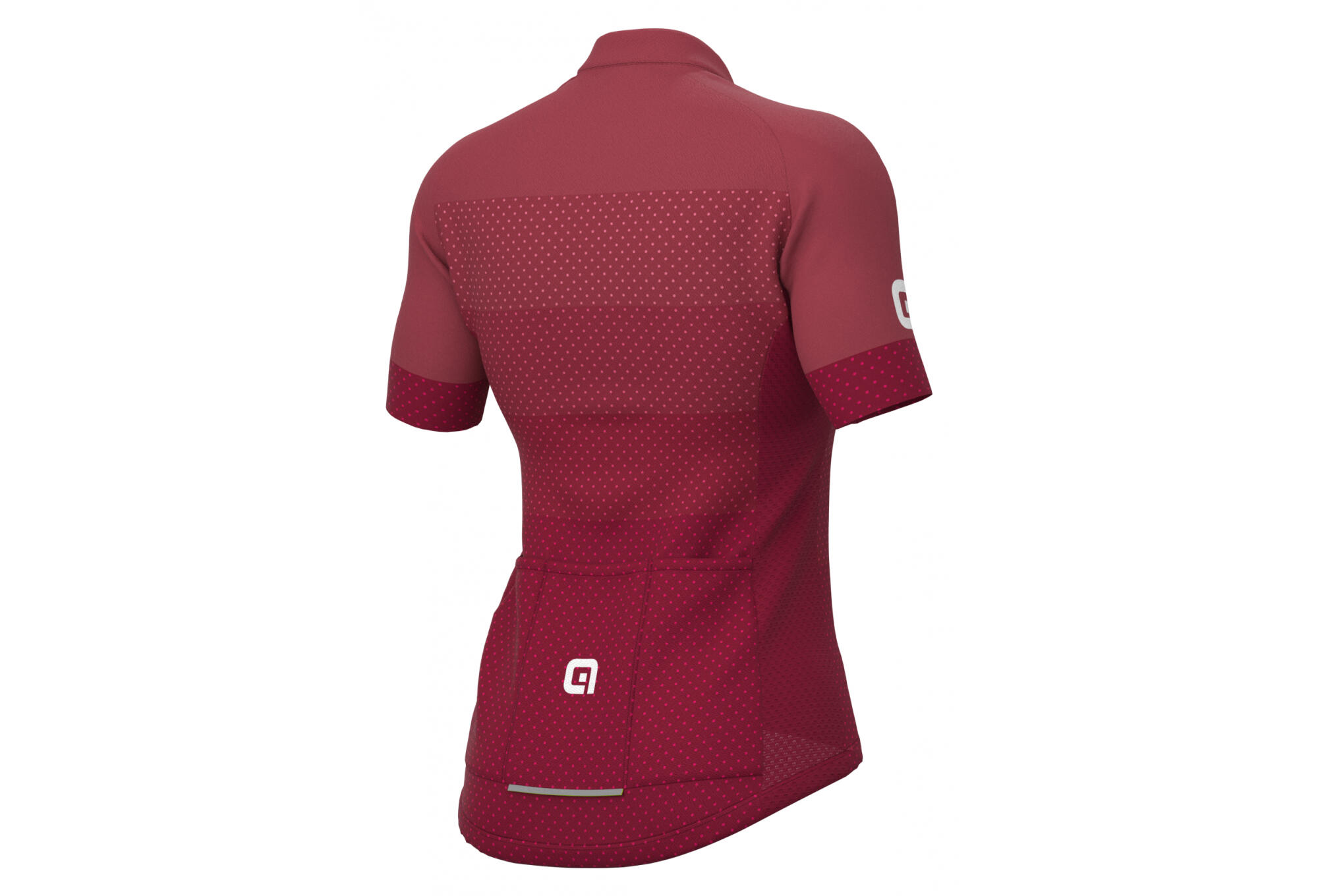 Alé Level Damen Kurzarmtrikot Burgund 5/7