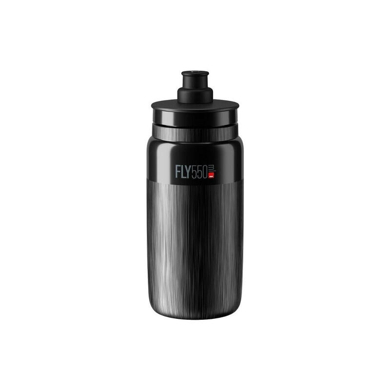 BIDON ELITE FLY TEX NOIR LOGO GRIS 550 ml