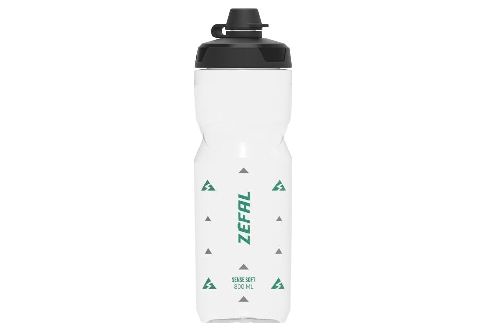 Zefal Sense Soft 80 No-Mud Water Bottle - Translucent 1/2