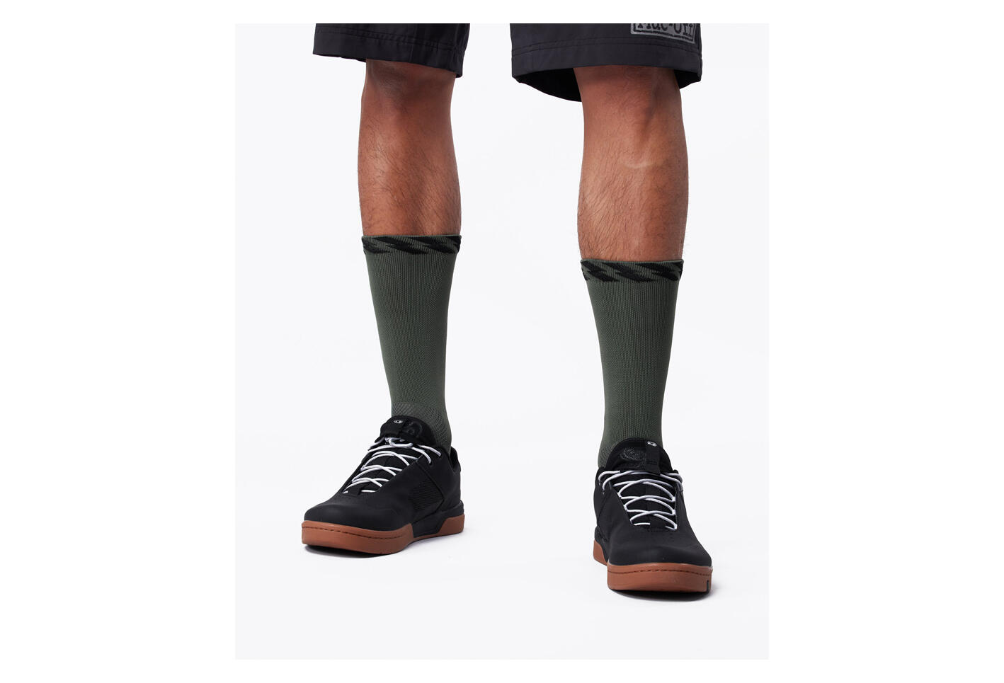 Paire de Chaussettes Muc-Off Technical Riders Vert Kaki 4/7