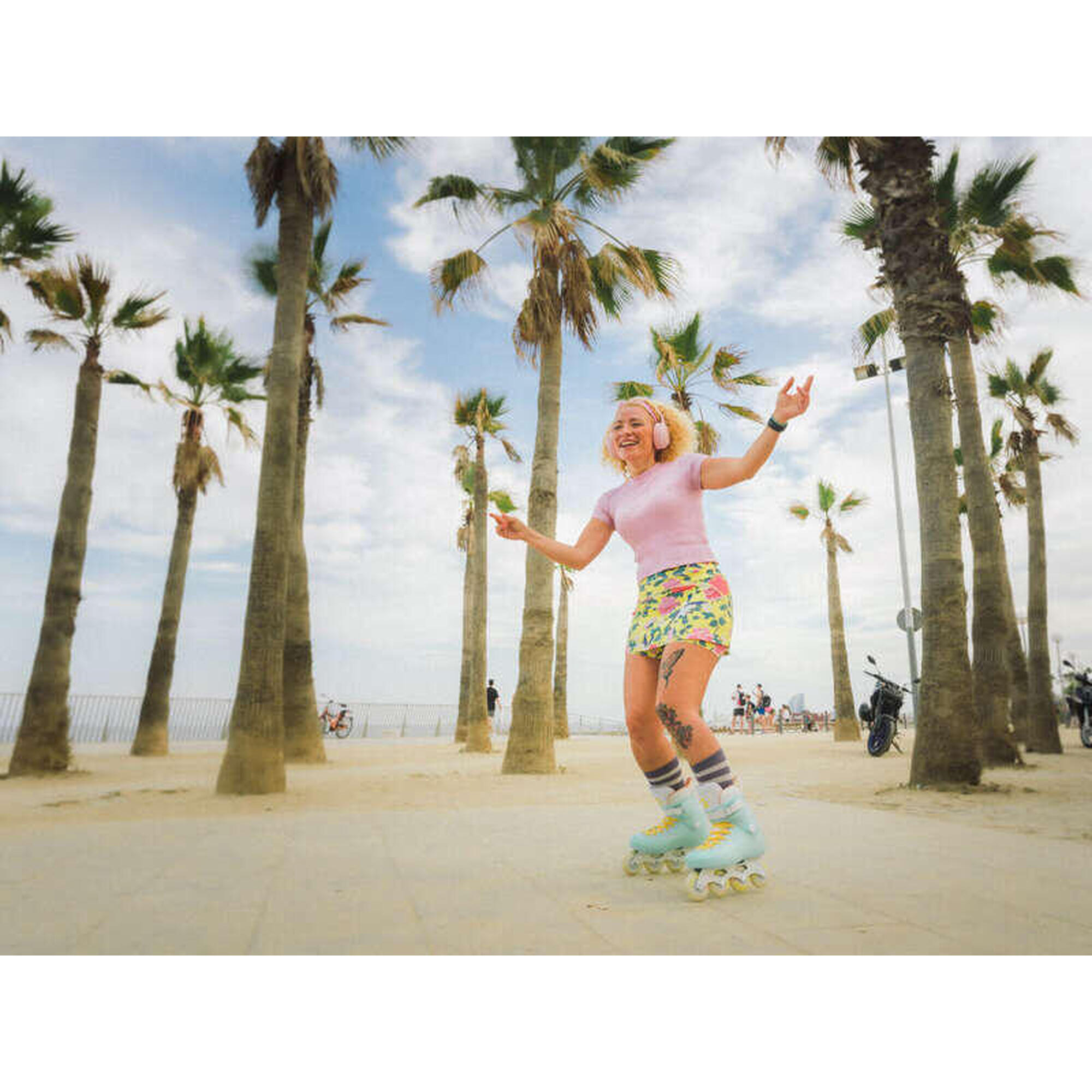 Powerslide Urban Skates Zoom Baby Blue 80