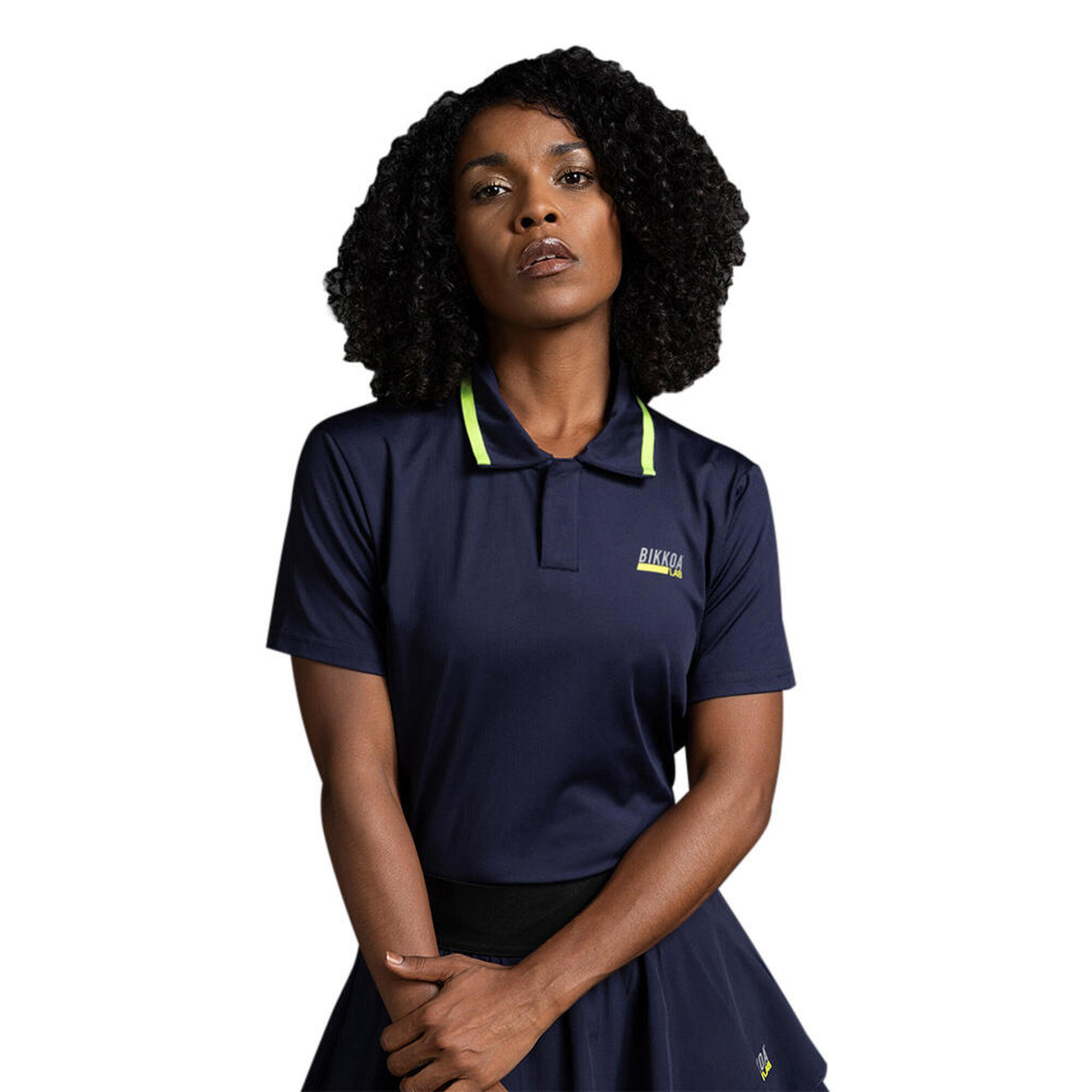 Polo Padel LAB Navy Donna