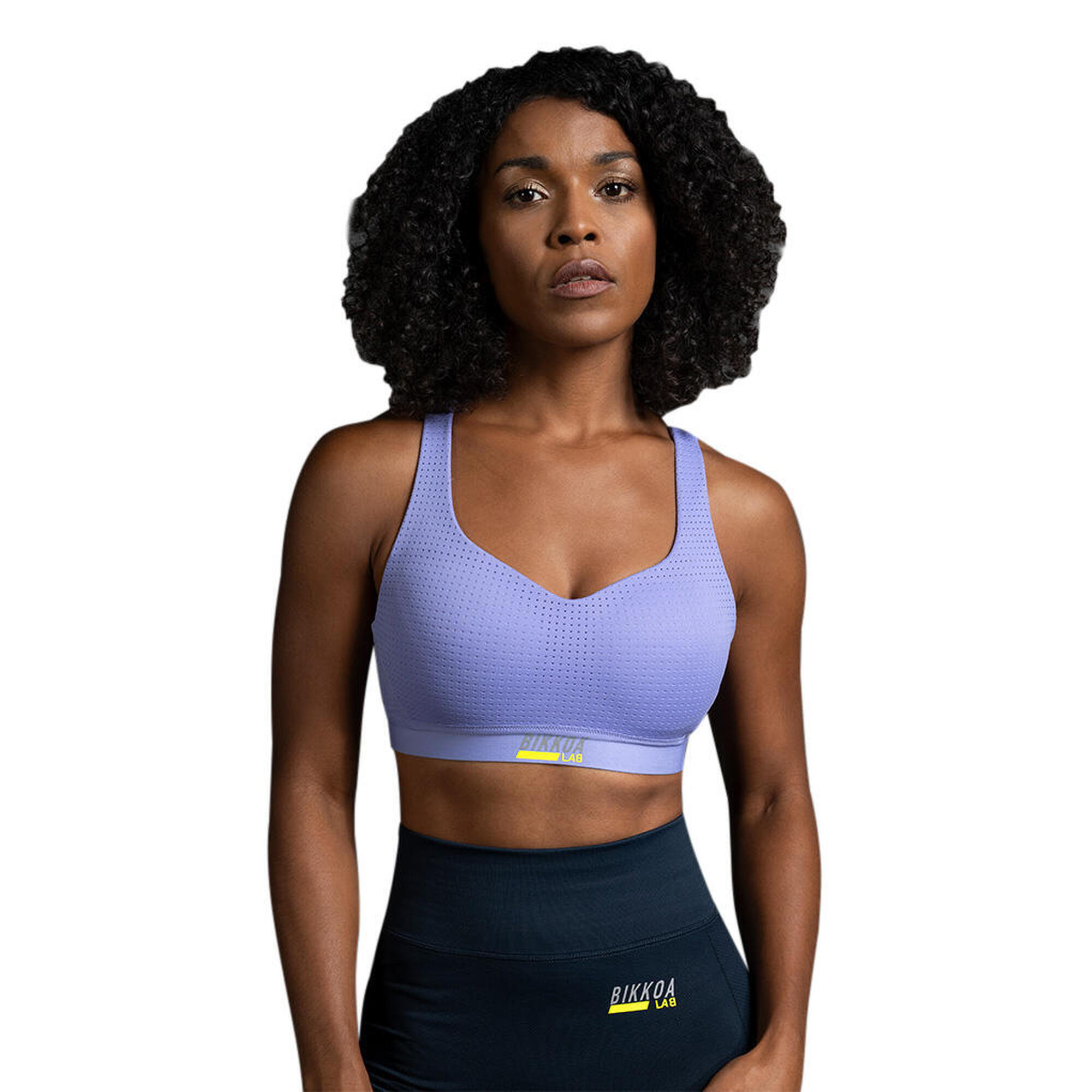 Brassière de padel  LAB lilas femme