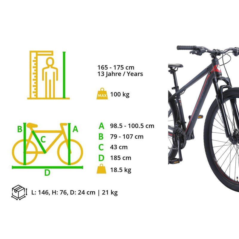 VTT aluminium semi-rigide 29" - Hardtail