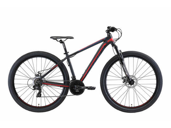 VTT 29" aluminium, semi-rigide, 21 vitesses, frein à disque