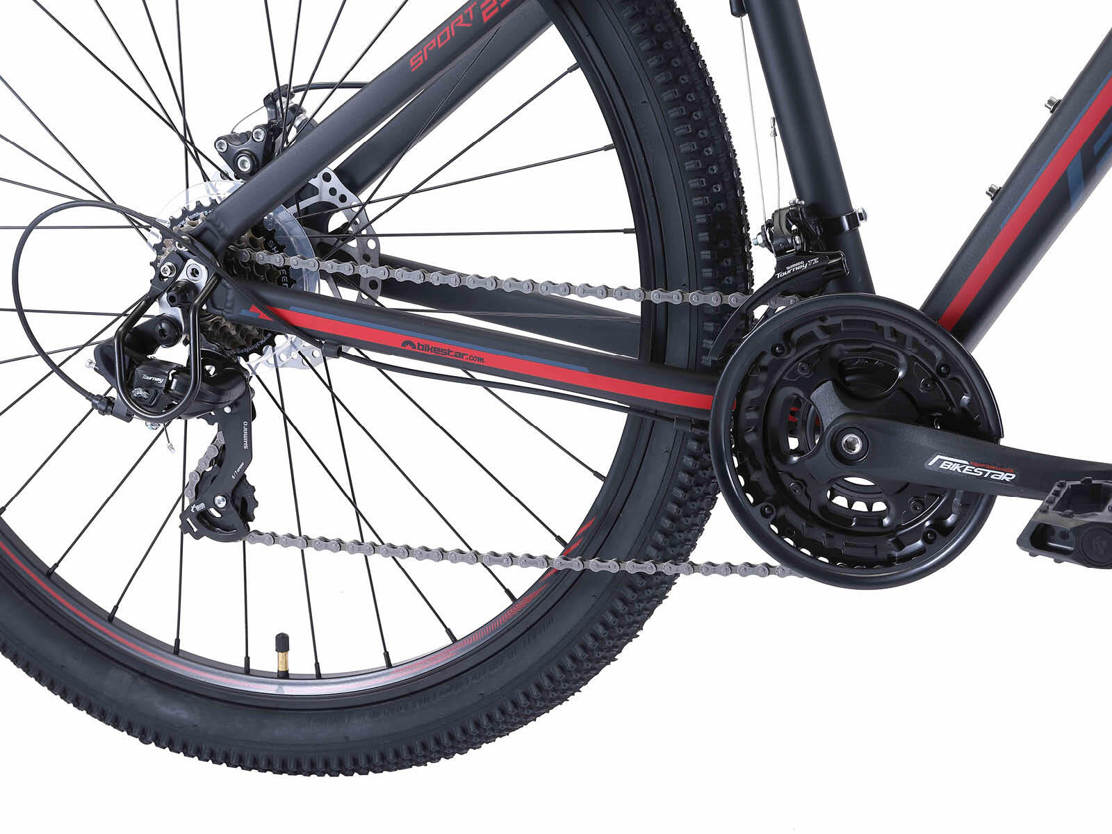 Bikestar Hardtail MTB Alu Sport 29 inch 21 speed Zwart 4/4