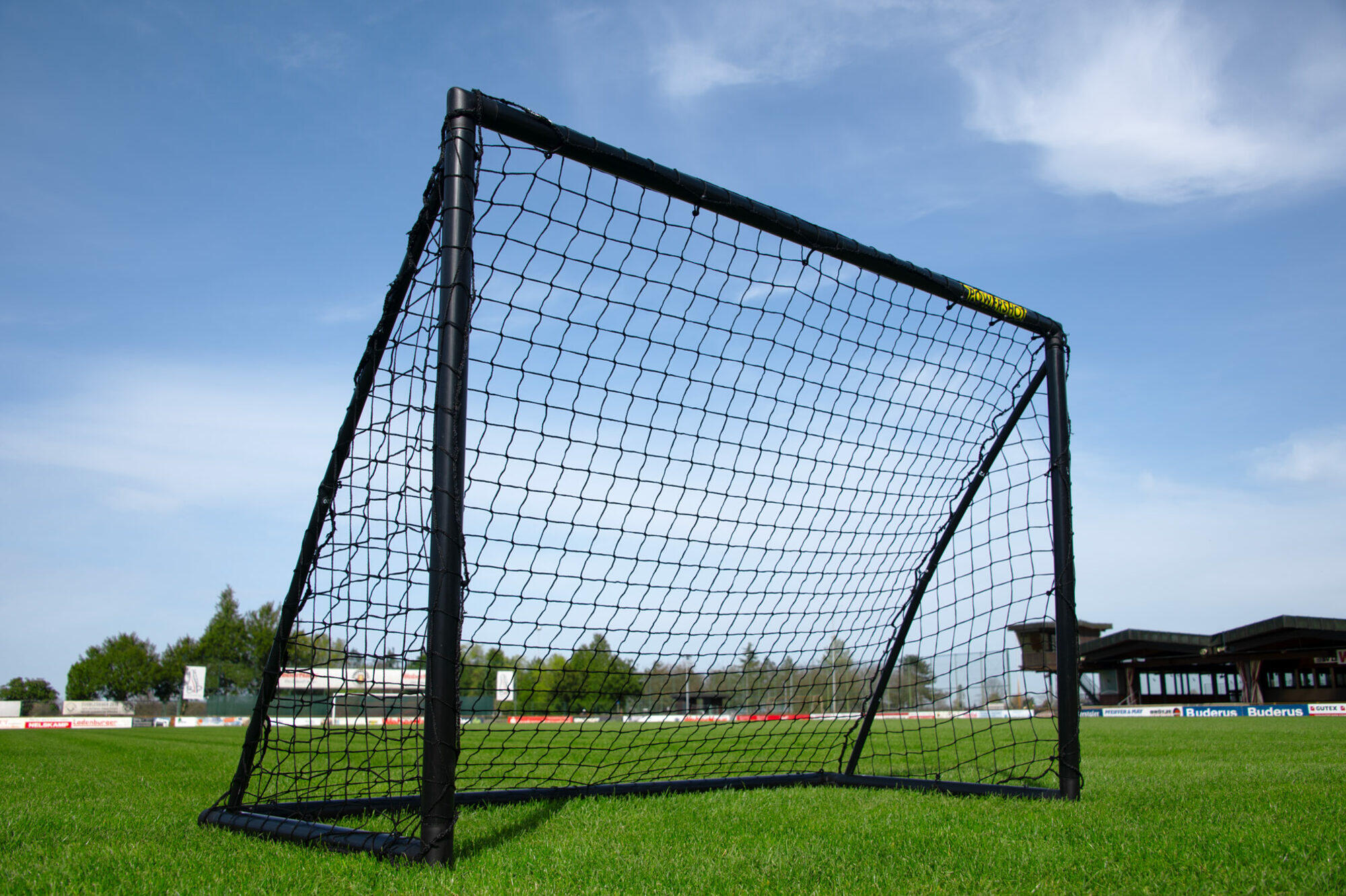 Voetbaldoel - 1,8 x 1,2m - PVC - Zwart 4/5