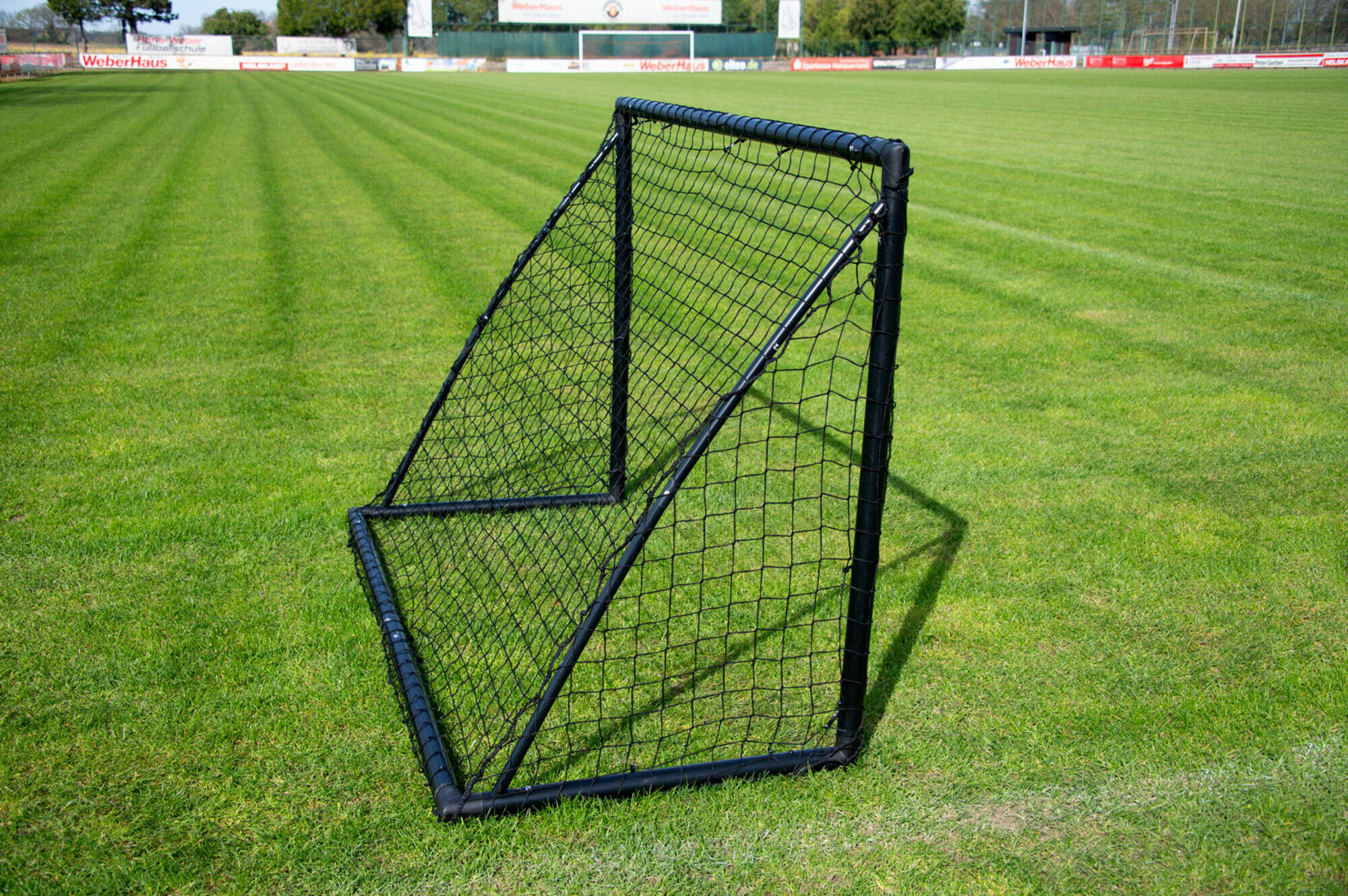 Voetbaldoel - 1,8 x 1,2m - PVC - Zwart 3/5