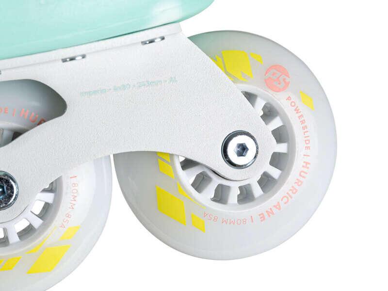 Rolki Freeride Damskie Powerslide Zoom Baby Blue 3/7