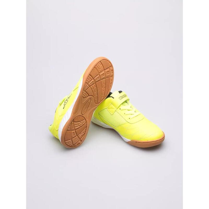 Kappa Damba K, Garçon, , chaussures de foot en salle, jaune