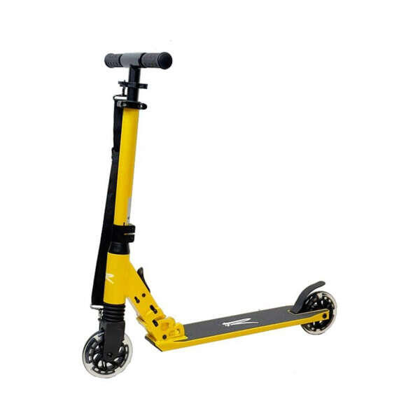 Hulajnoga dla dzieci Rideoo 120 City Scooter Race Yellow 120 mm LED