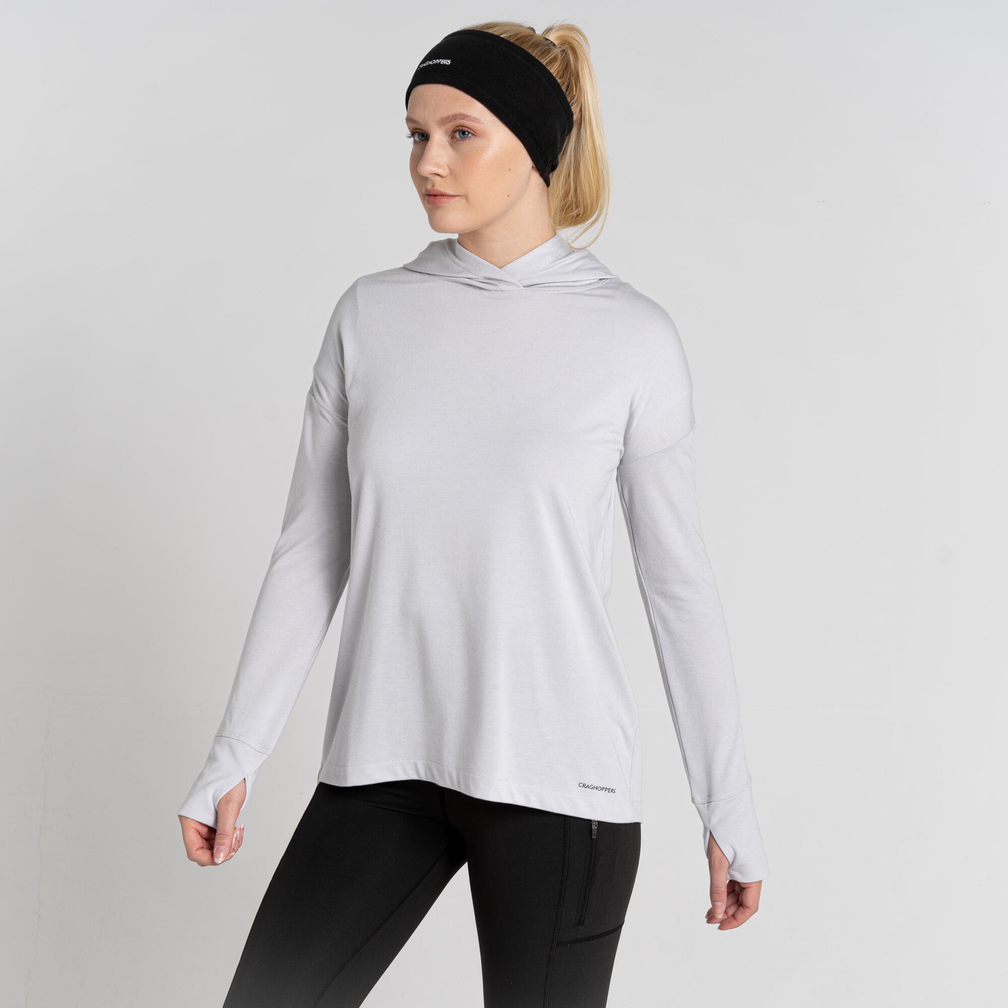 Womens Serrow Hood Long Sleeve T-Shirt 2/5