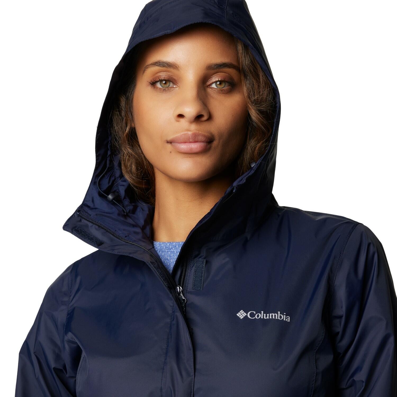 Jacke Columbia Arcadia II wasserdicht blau Damen 3/8