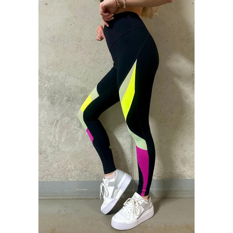 Legginsy sportowe damskie Zumba Color Blocked