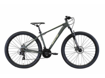 Bikestar hardtail mtb alu sport 29 inch 21 speed grijsgroen