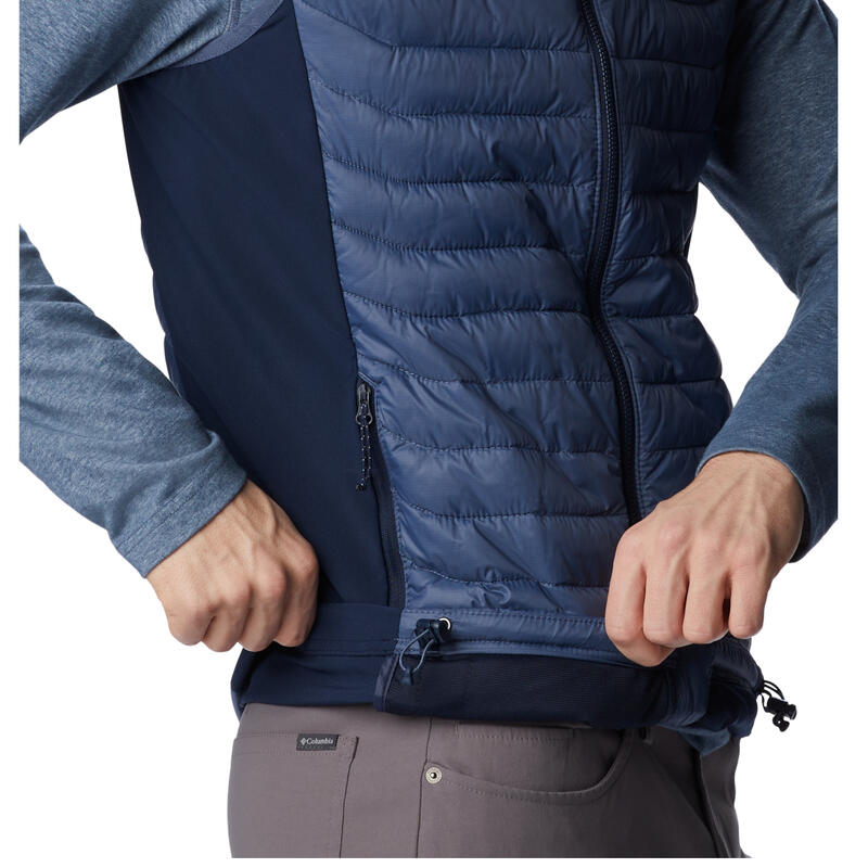 Férfi mellény, Columbia Powder Pass Vest, kék