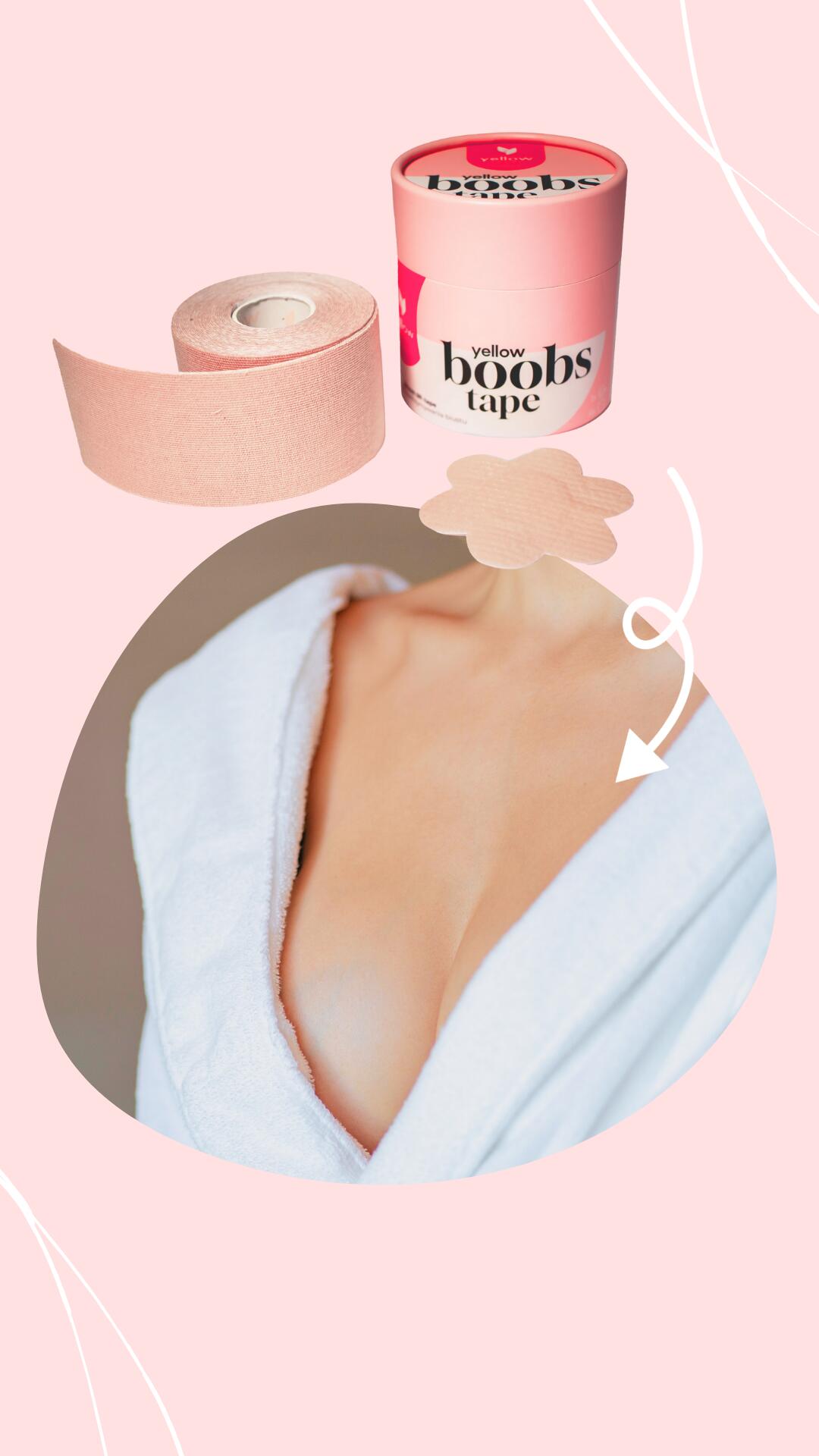 Taśma do podtrzymywania biustu Boobs Tape 4/7