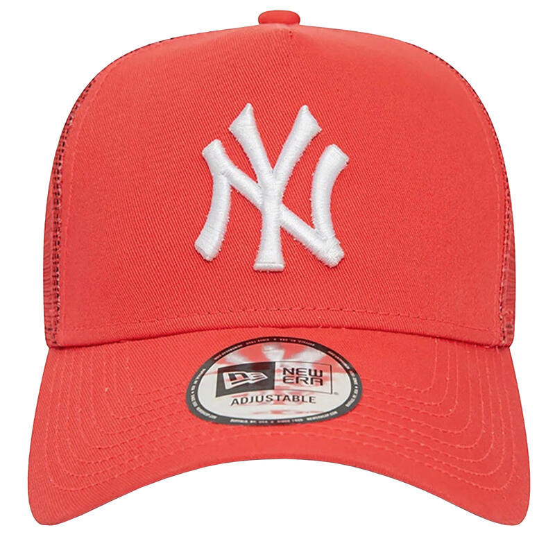 Uniszex baseball sapka, League Essentials Trucker New York Yankees Cap, piros