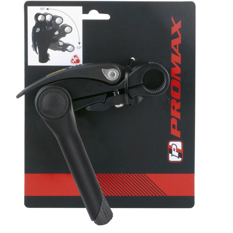 Potence Pro 25,4 mm réglable manuellement noir 180 mm sur carte