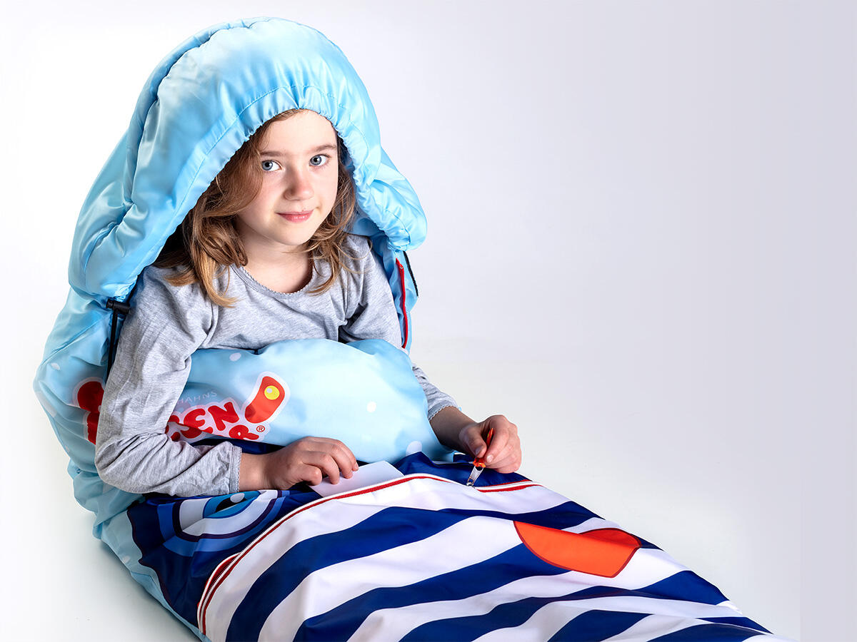 Sac de couchage pour enfant - Sorgenfresser - Camping - momie - Sac de rangement 5/7