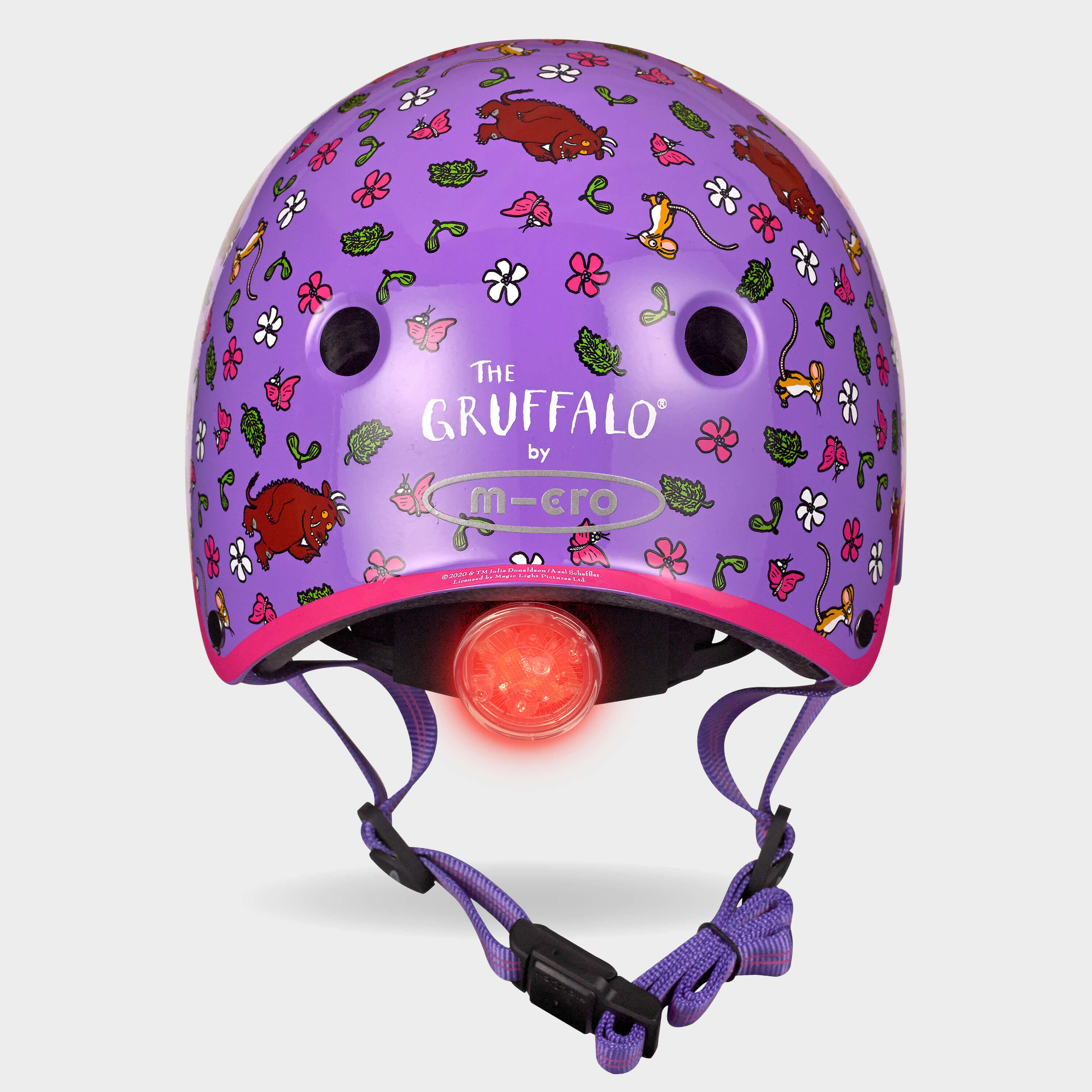 Micro Deluxe Helmet: Gruffalo Purple 2/7