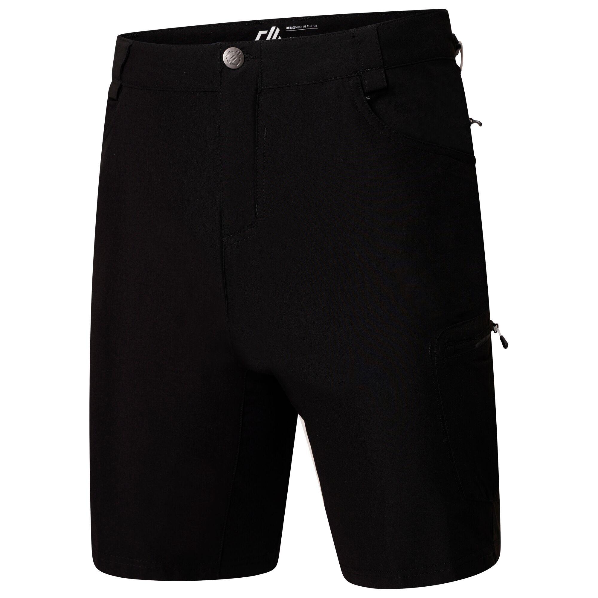 Tuned In II  Men's Walking  Shorts - Black 7/7
