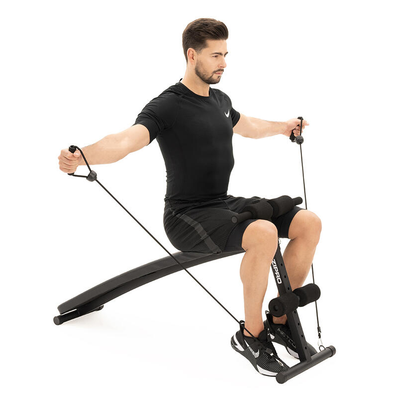 Banc de musculation Zipro Slant pliable avec extenseur de musculation