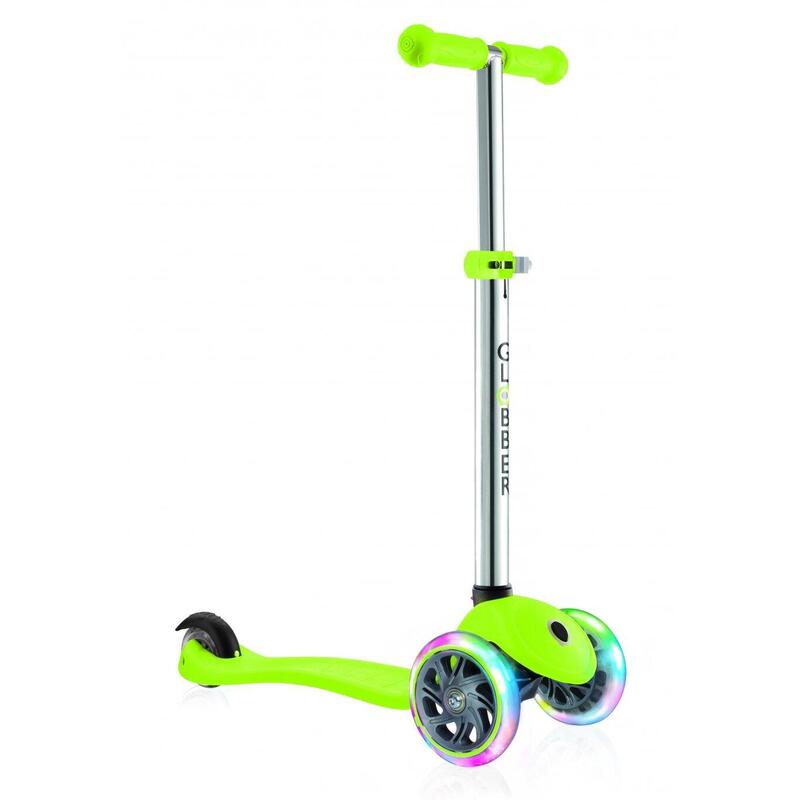 Trotineta Globber Primo V2 lights verde