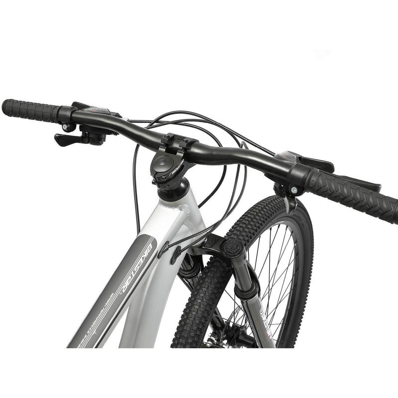 Bikestar Hardtail MTB Alu Sport Medium 29 Inch 21 Speed Zilver