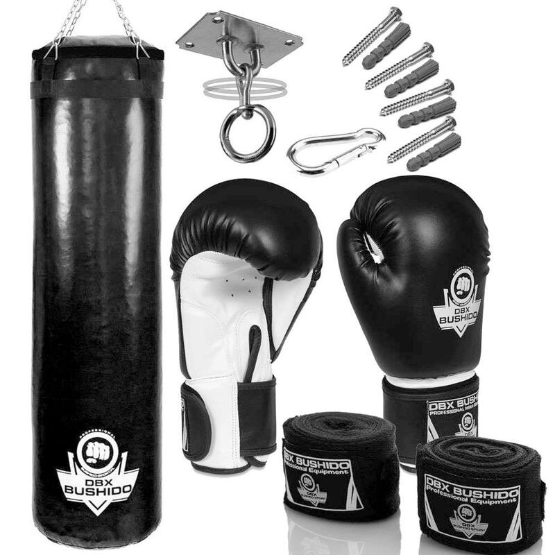 Zestaw bokserski GymPro140c DBX Bushido - worek + rękawice + mocowanie + owijki