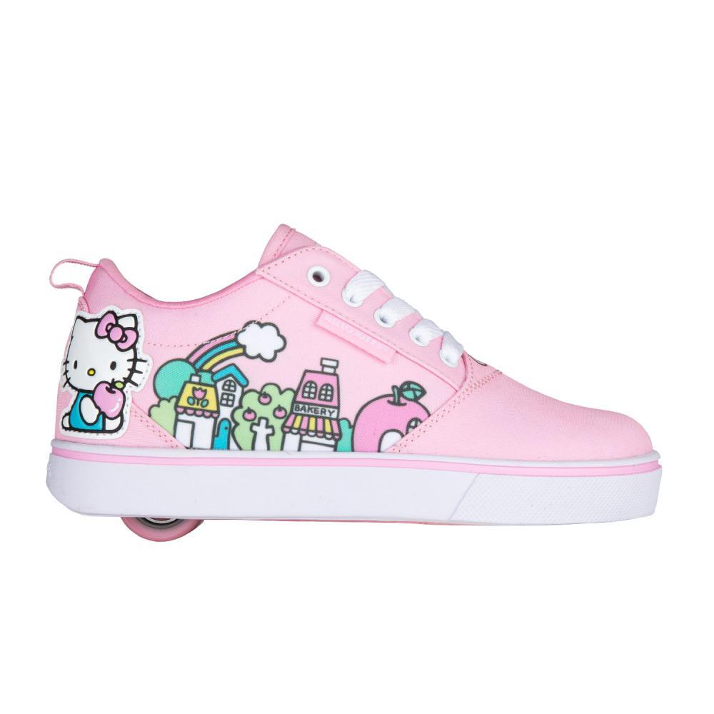 Heelys X Hello Kitty Pro 20 Prints HKC Pink/White Kids Heely Shoe 2/3