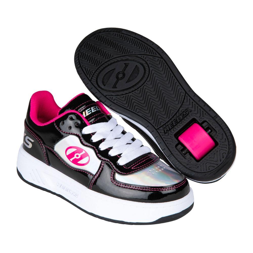 HEELYS Rezerve Low Black/Pink/Multi Kids Heely Shoe