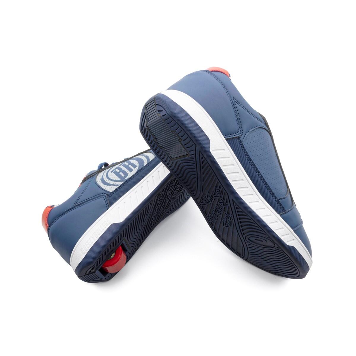 Hero 2 - Blue Wheeled Heel Shoe 6/7