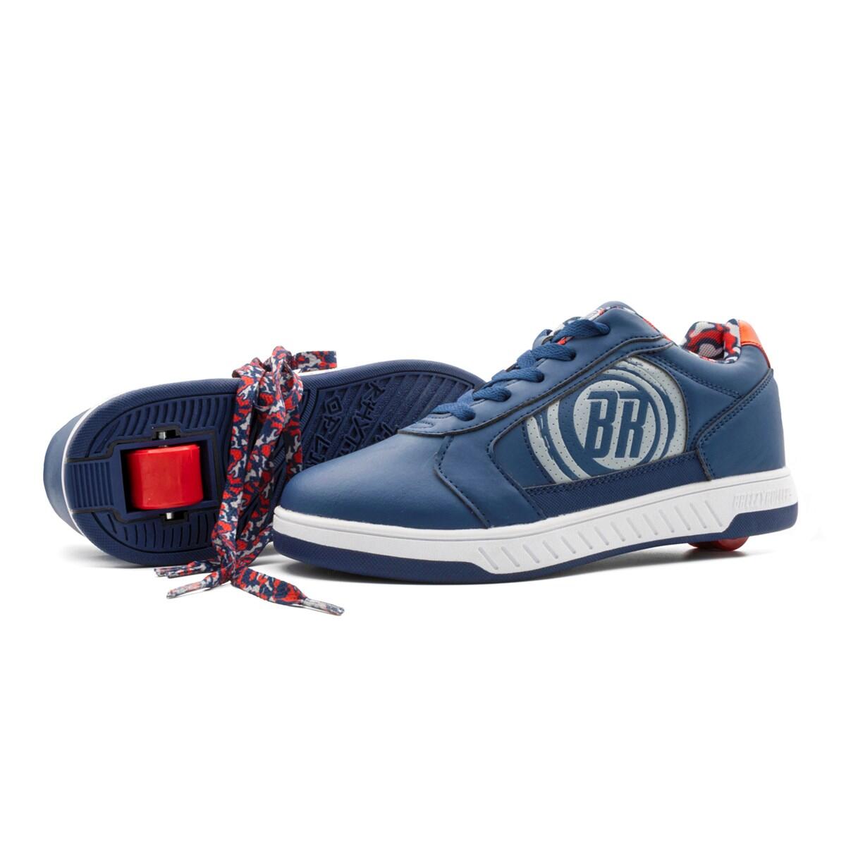 Hero 2 - Blue Wheeled Heel Shoe 2/7