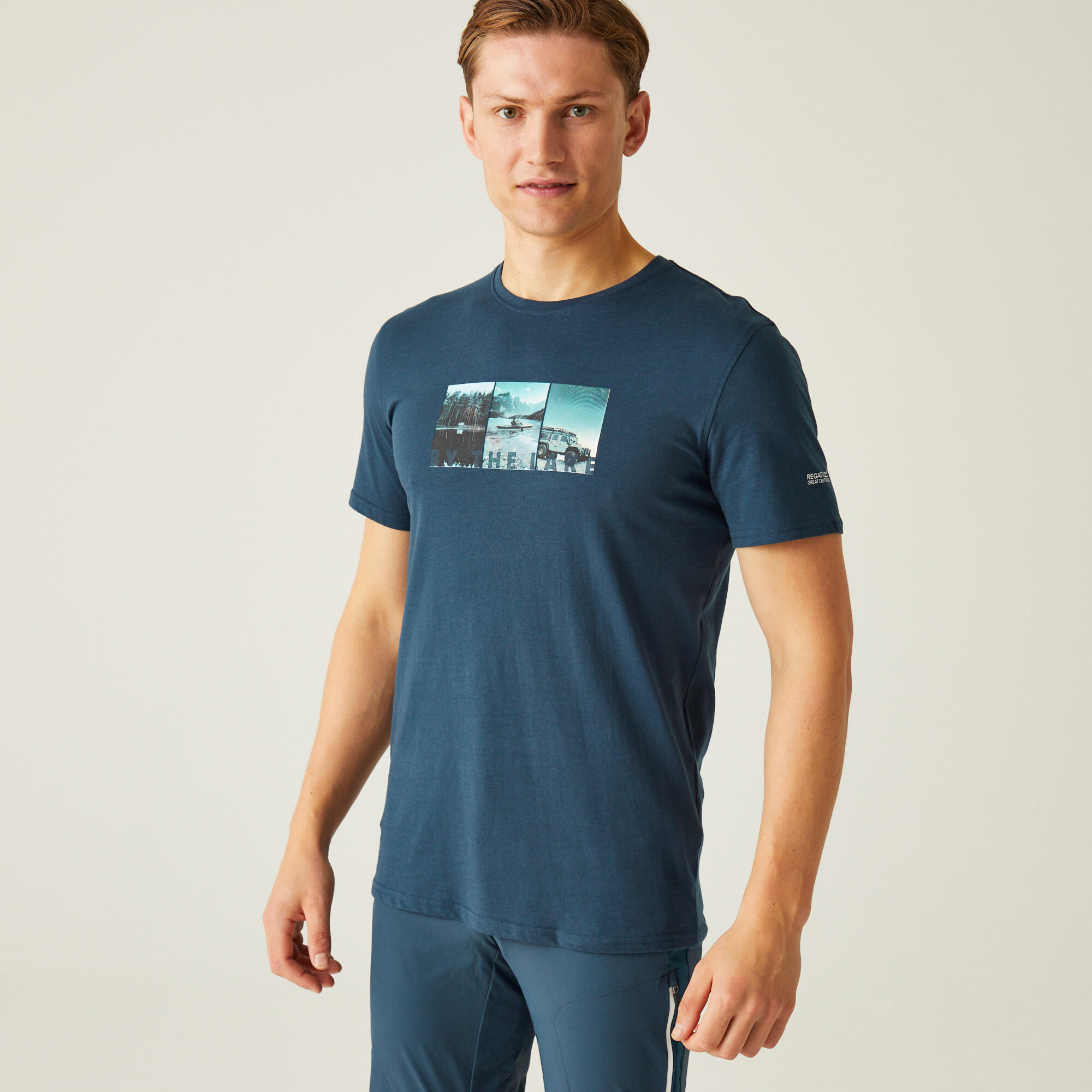 REGATTA Men's Breezed IV Graphic Print T-Shirt
