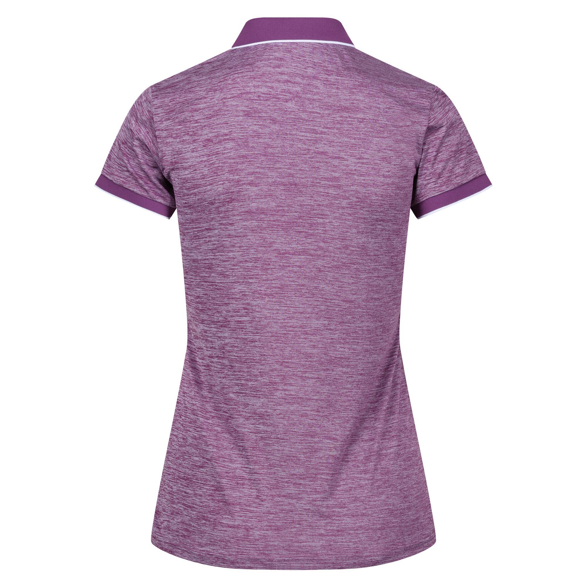 Maglietta Con Colletto Polo Donna Regatta Remex II Tramonto Viola 3/5