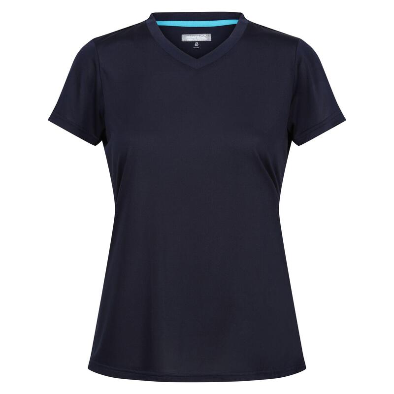 T-shirt de sport avec col en V femme Fingal