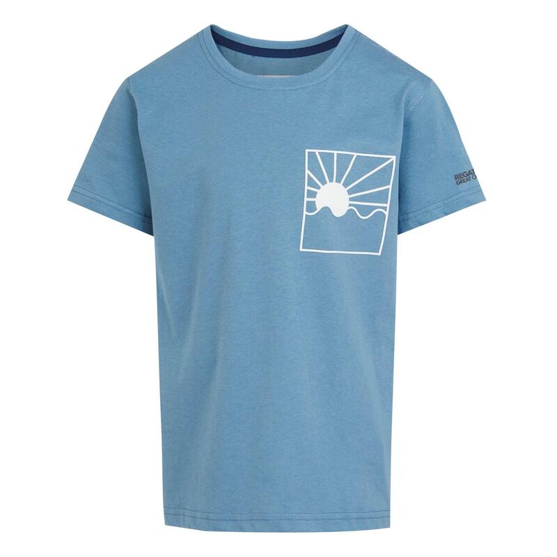 Kinderen/Kinderen Bosley VII Sunrise TShirt (Koronet Blauw)