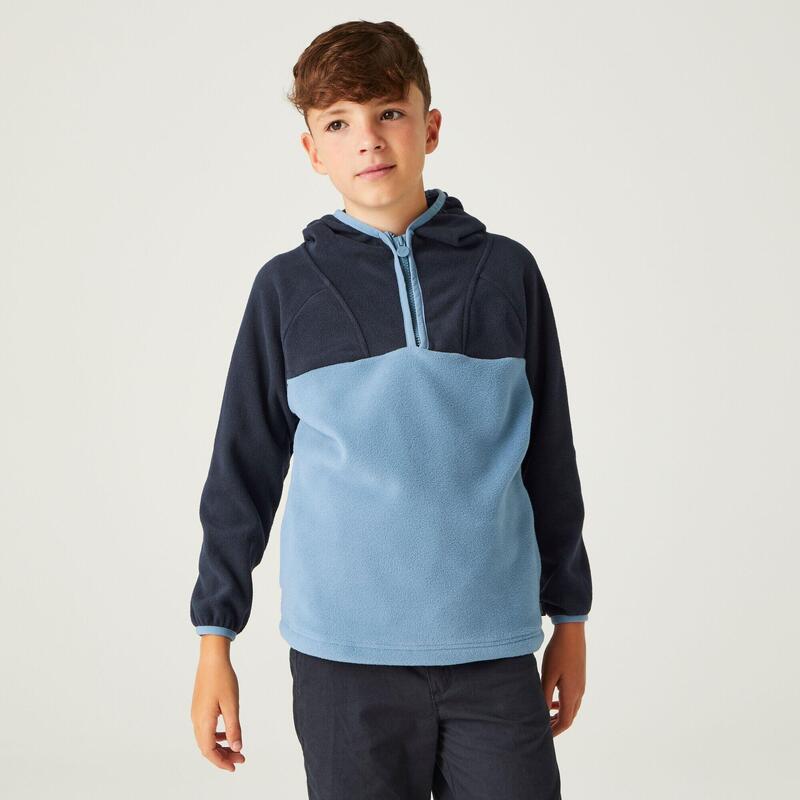 De Fayley fleece met capuchon voor kinderen