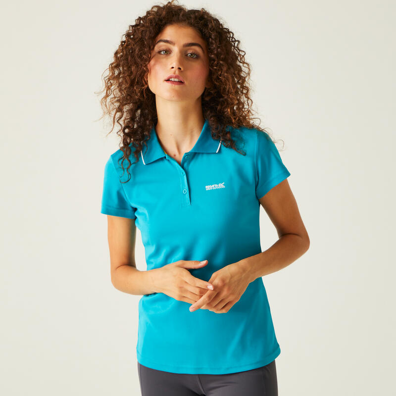 Het Maverik V sportieve poloshirt voor dames