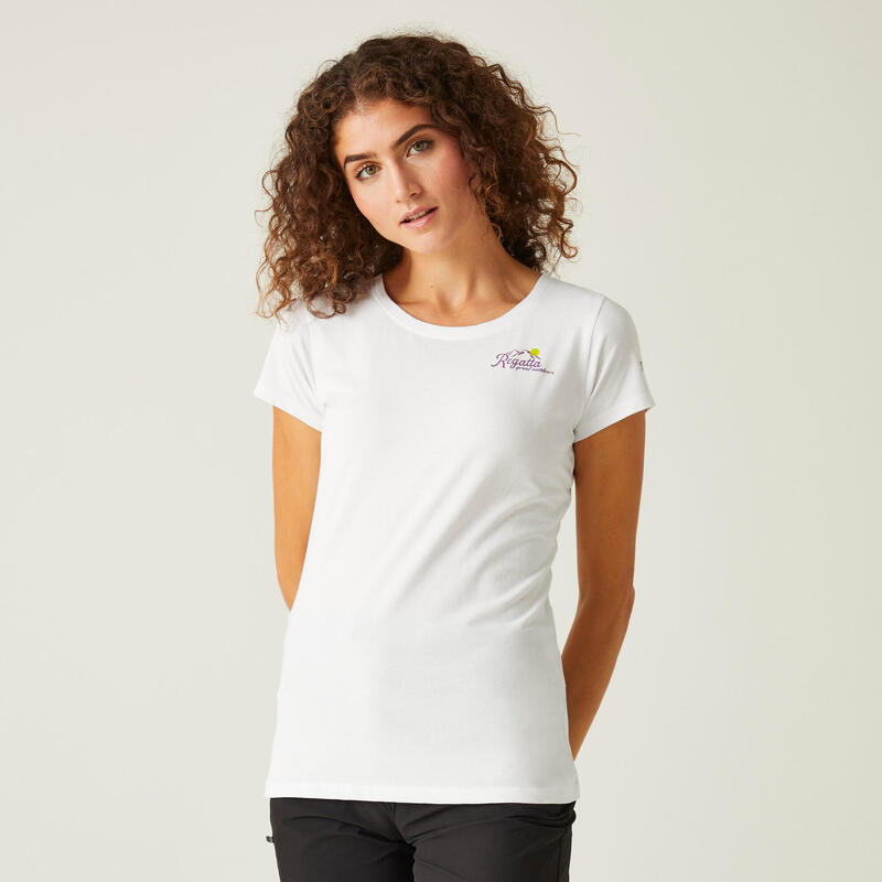 Het Breezed IV sportieve T-shirt voor dames