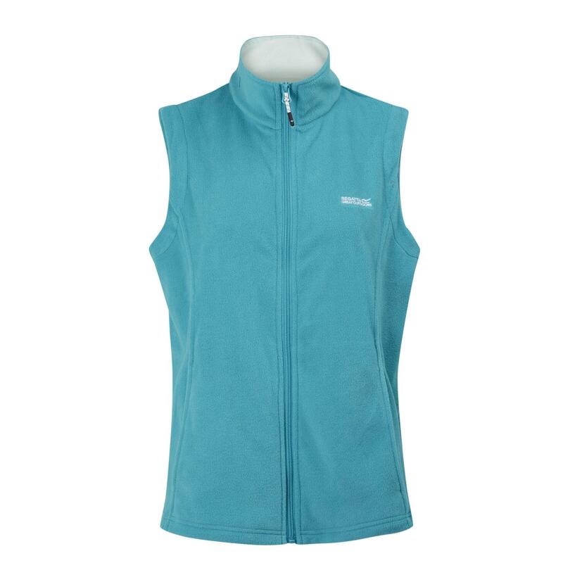 Chaleco clásico modelo Sweetness II para mujer Azul Tahoe, Aqua Blanqueada