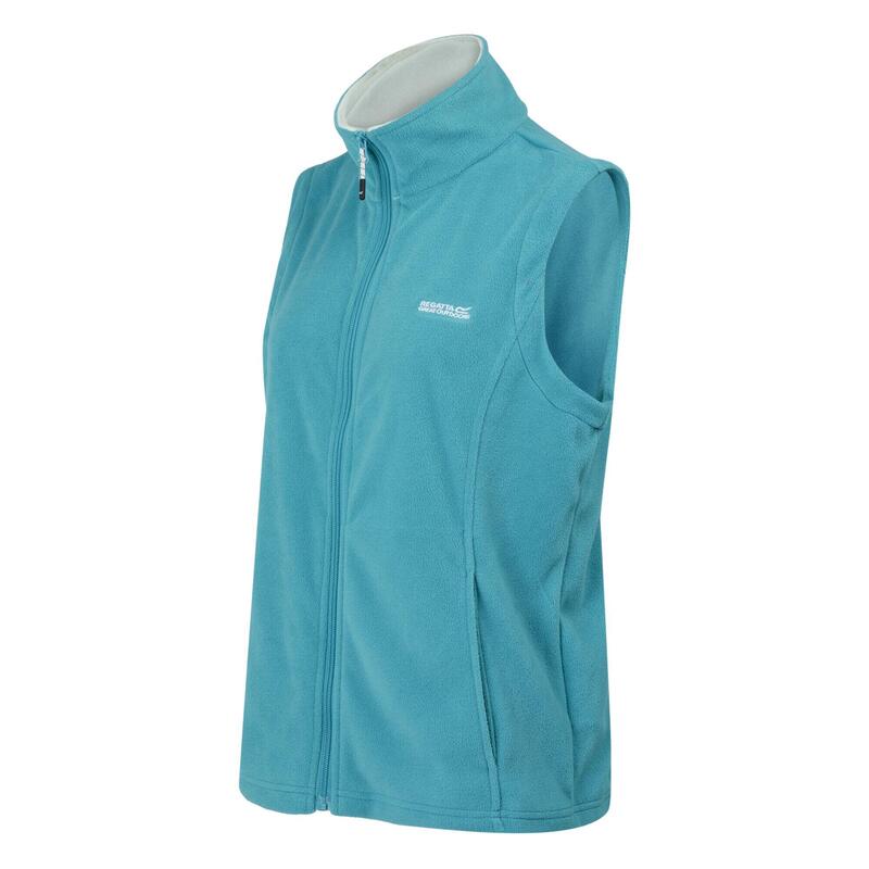 Chaleco clásico modelo Sweetness II para mujer Azul Tahoe, Aqua Blanqueada