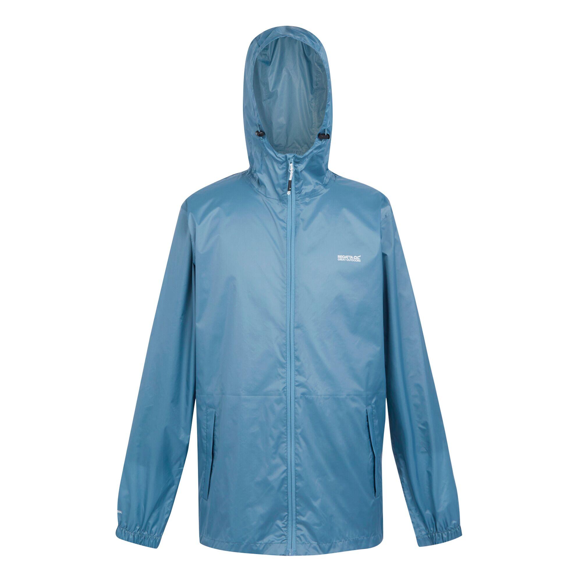 REGATTA Mens Pack It III Waterproof Jacket (Coronet Blue)
