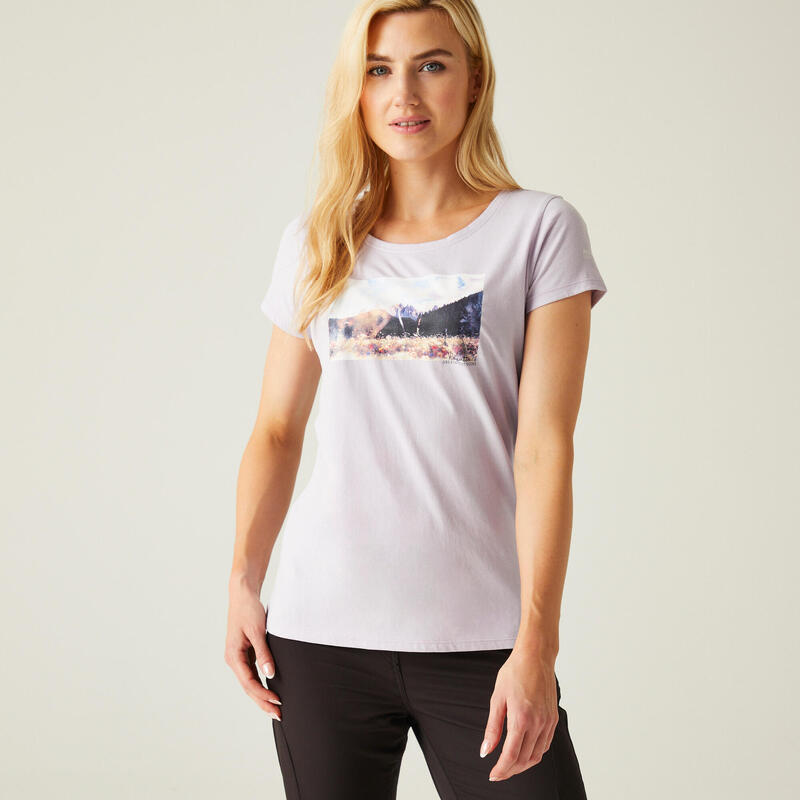 Het Breezed IV sportieve T-shirt voor dames