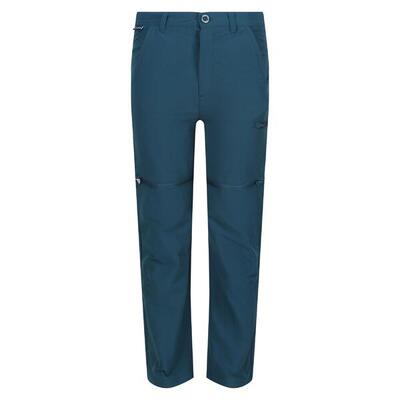 Kinder/kinder highton stretch afritsbare wandelbroek (marokkaans blauw)