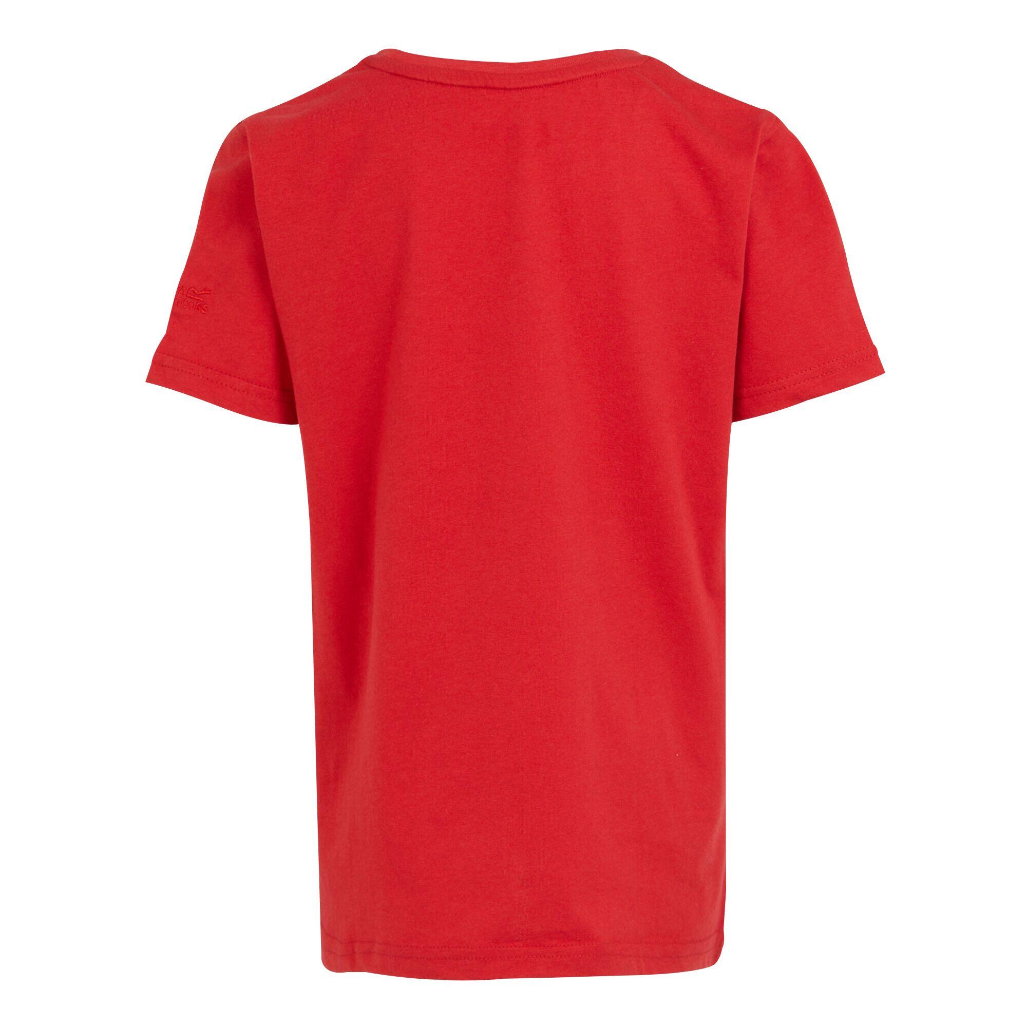 Childrens/Kids Bosley VII Hawaii Palm Tree TShirt (Danger Red) 2/5